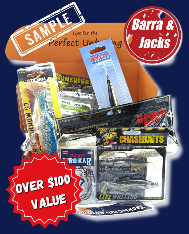 Saltwater Barra & Jacks Monthly Box – Tackle Club