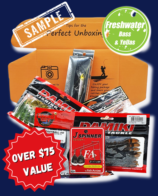 bass fishing tackle subscription box Regular x 12 Month Inside youll find lures Inshore Saltwater Fishing Subscription Box