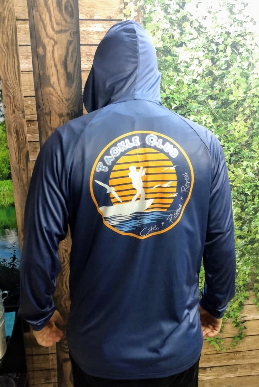 Blue Performance Fishing Shirt
