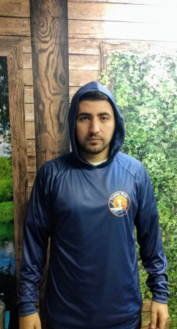 Blue Performance Fishing Shirt