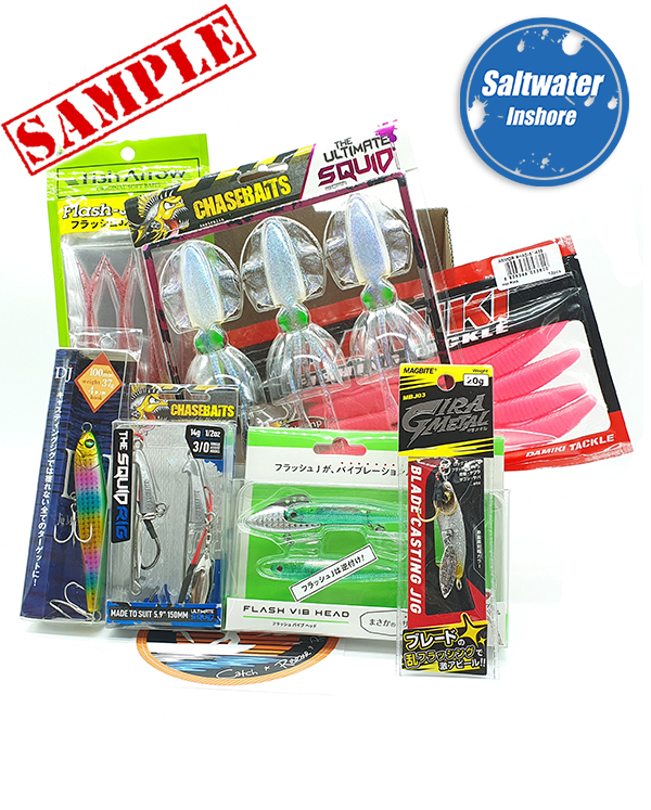 Saltwater Inshore Box subscription sample 2 tuna